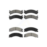 Front Rear Semi-Metallic Brake Pads Kit For Chevrolet Express 3500 GMC Savana 4500 KSM-100324