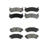 Front Rear Semi-Metallic Brake Pads Kit For Chevrolet Silverado 1500 GMC Sierra Classic Suburban Tahoe Astro Yukon XL Safari KSM-100330