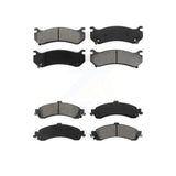 Front Rear Semi-Metallic Brake Pads Kit For Chevrolet Silverado 1500 GMC Tahoe Sierra Suburban Yukon Avalanche XL Cadillac Escalade ESV EXT KSM-100331