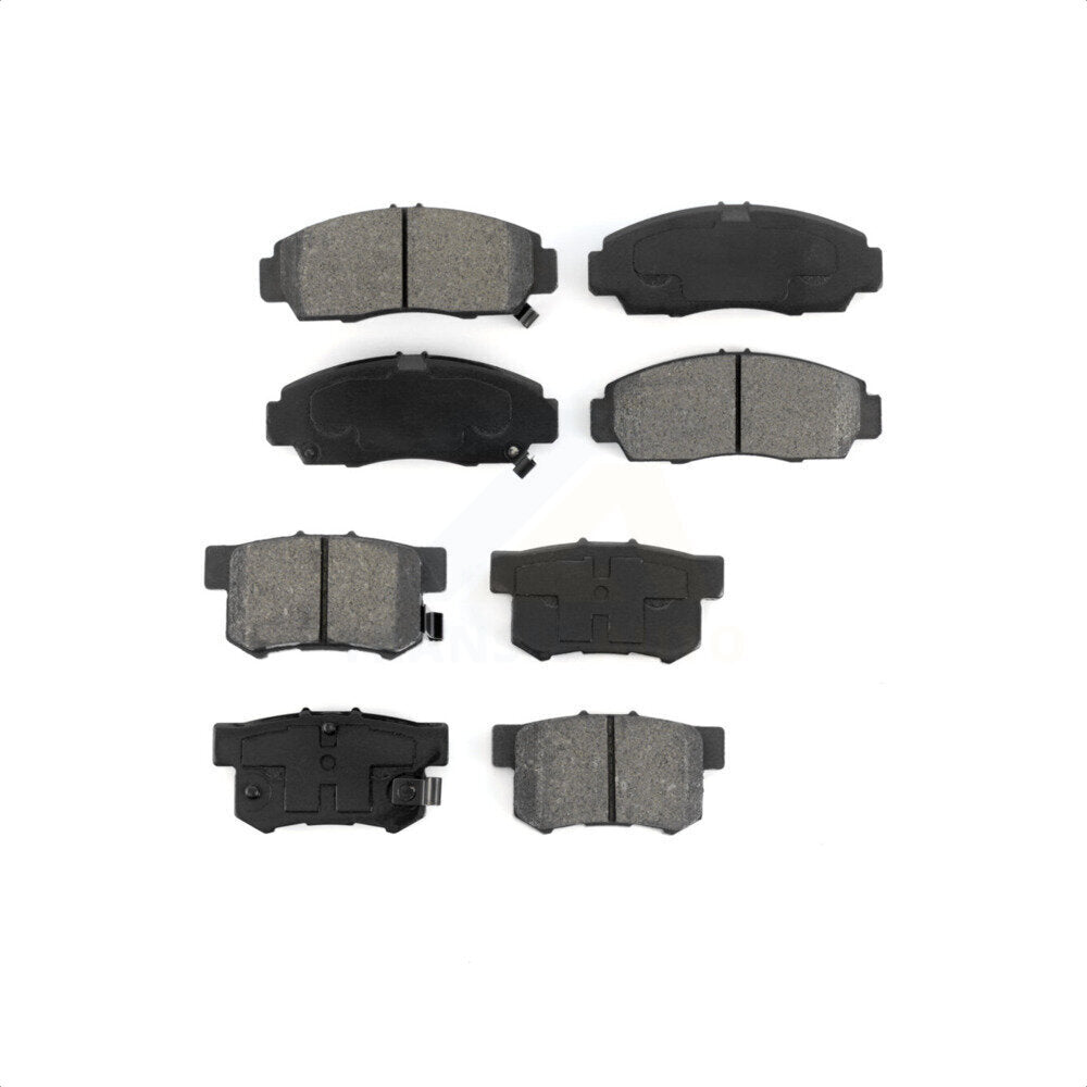 Front Rear Semi-Metallic Brake Pads Kit For Honda Accord Acura TL TSX RL CL KSM-100335