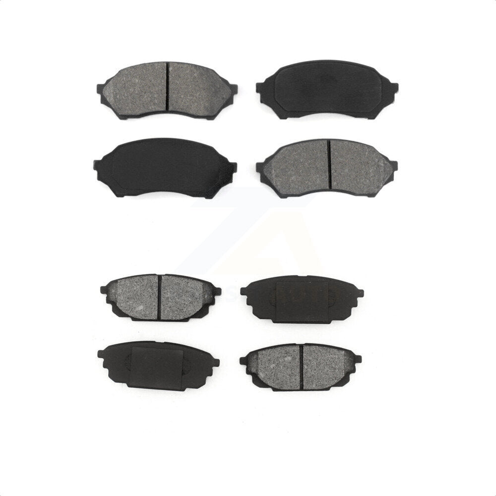 Front Rear Semi-Metallic Brake Pads Kit For 2001-2002 Mazda Protege 1.6L KSM-100339