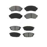 Front Rear Semi-Metallic Brake Pads Kit For 2001-2002 Mazda Protege 1.6L KSM-100339