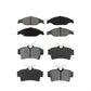 Front Rear Semi-Metallic Brake Pads Kit For Ford Mustang KSM-100340