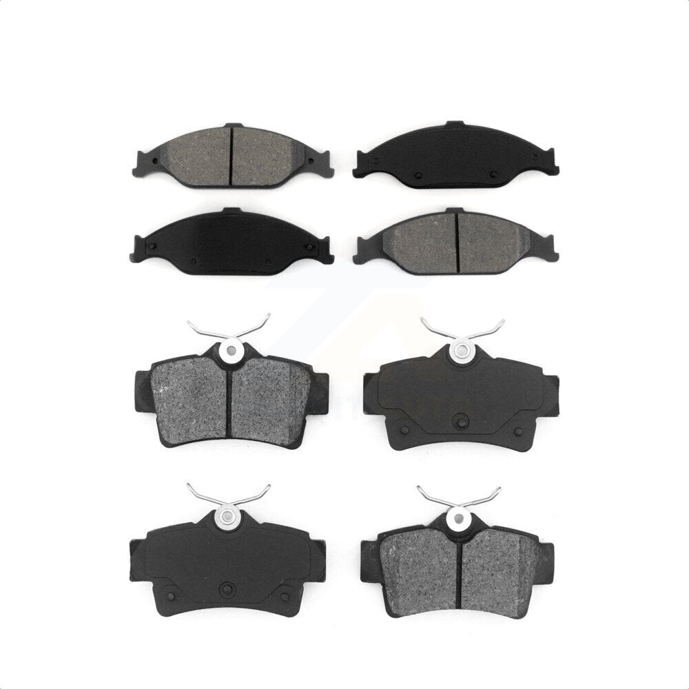 Front Rear Semi-Metallic Brake Pads Kit For Ford Mustang KSM-100340