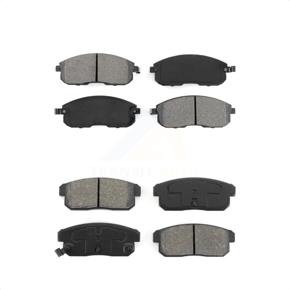 Front Rear Semi-Metallic Brake Pads Kit For Nissan Maxima INFINITI I35 I30 KSM-100345