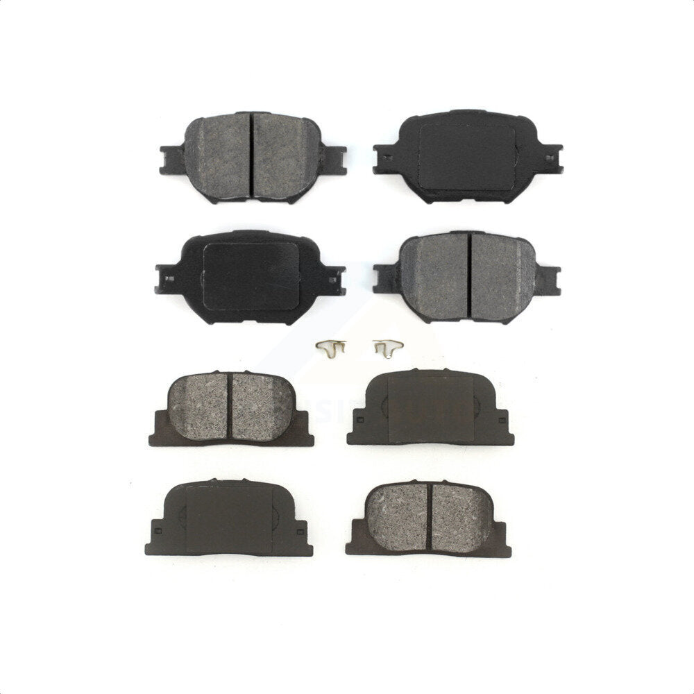 Front Rear Semi-Metallic Brake Pads Kit For 2005-2010 Scion tC KSM-100348