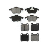 Front Rear Semi-Metallic Brake Pads Kit For Saturn L200 Saab 9-3 L300 LS1 L100 LW200 LS2 900 LW300 9-5 LW2 LW1 LS KSM-100350