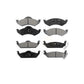 Front Rear Semi-Metallic Brake Pads Kit For 2002 Dodge Dakota KSM-100352