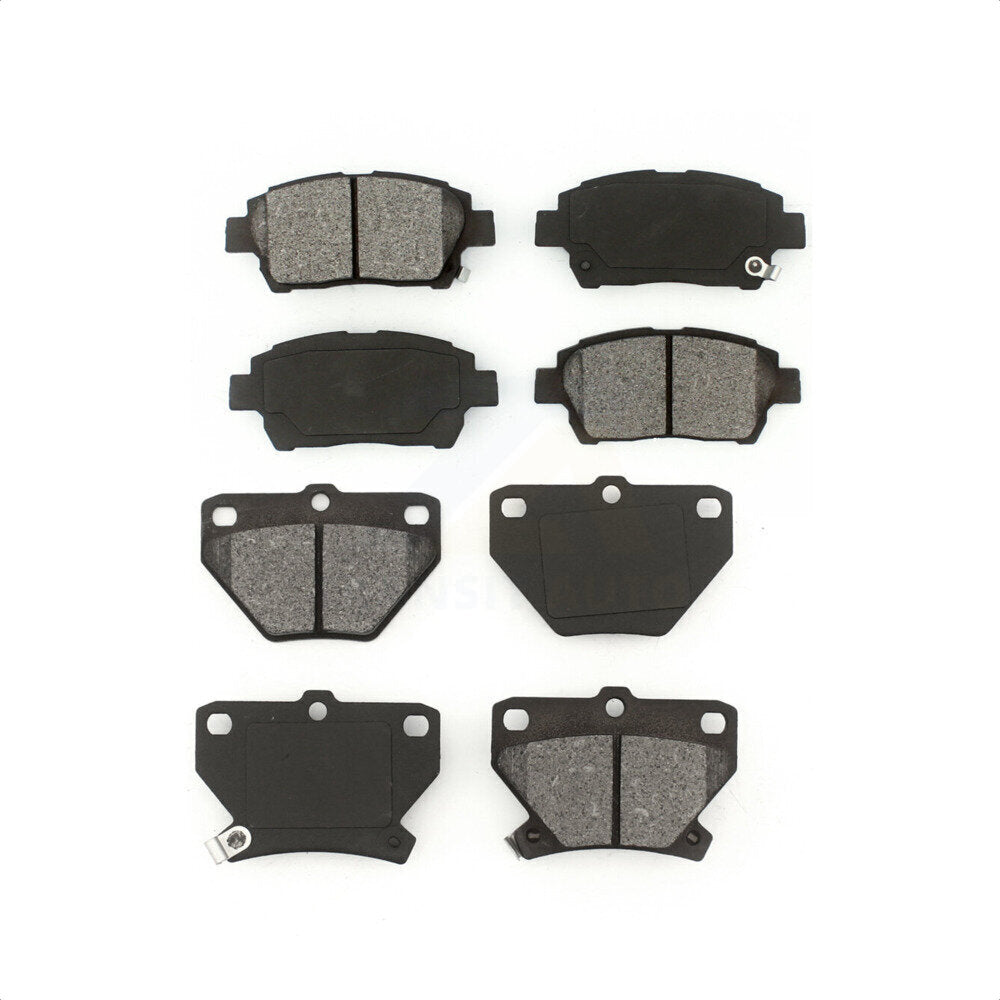 Front Rear Semi-Metallic Brake Pads Kit For 2000 Toyota Celica GT KSM-100353