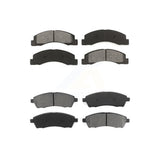 Front Rear Semi-Metallic Brake Pads Kit For Ford F-250 Super Duty F-350 Excursion KSM-100354