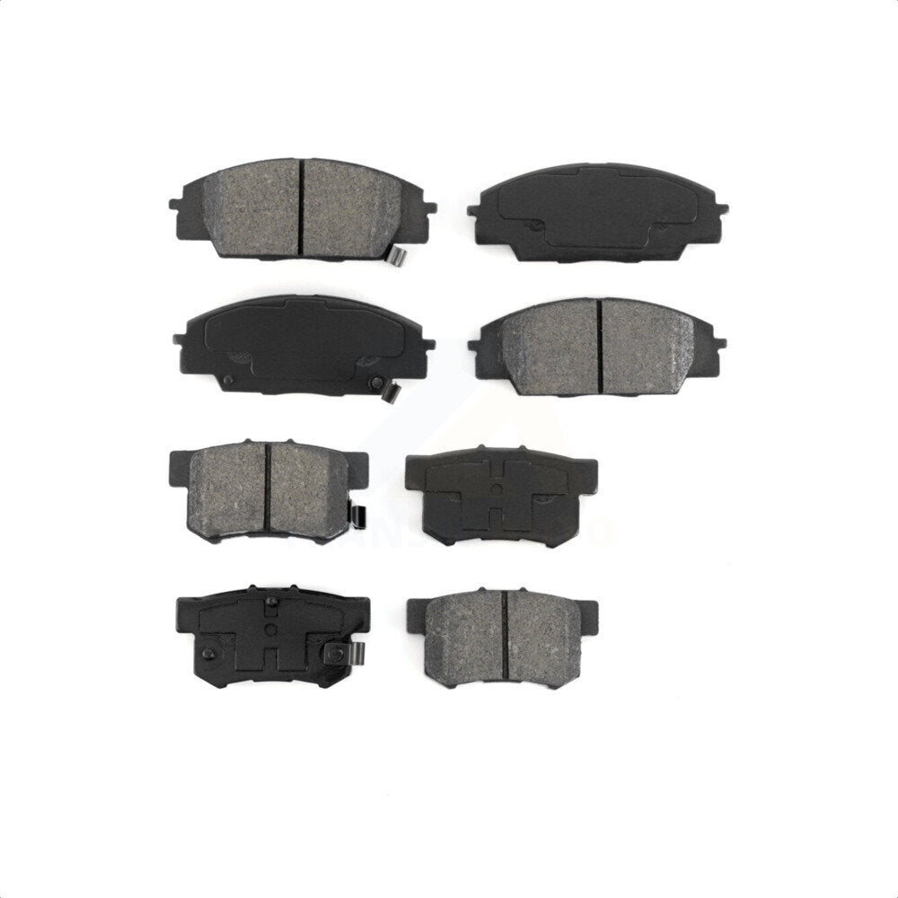 Front Rear Semi-Metallic Brake Pads Kit For Honda Civic Acura RSX S2000 CSX KSM-100355