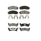 Front Rear Semi-Metallic Brake Pads Kit For Ford Explorer Sport Trac KSM-100356