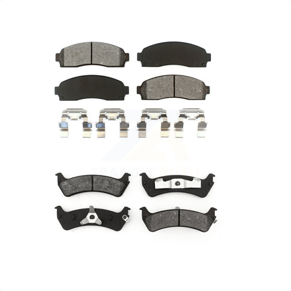 Front Rear Semi-Metallic Brake Pads Kit For 2001 Ford Explorer Sport KSM-100357
