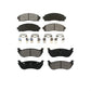 Front Rear Semi-Metallic Brake Pads Kit For Ford Explorer Mercury Mountaineer KSM-100358