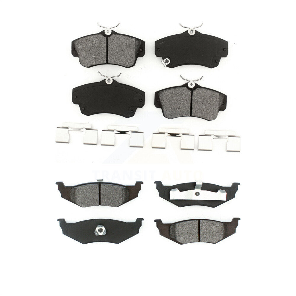 Front Rear Semi-Metallic Brake Pads Kit For Chrysler PT Cruiser Dodge Neon KSM-100366