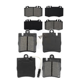Front Rear Semi-Metallic Brake Pads Kit For Mercedes-Benz C230 C320 SLK350 C350 KSM-100368