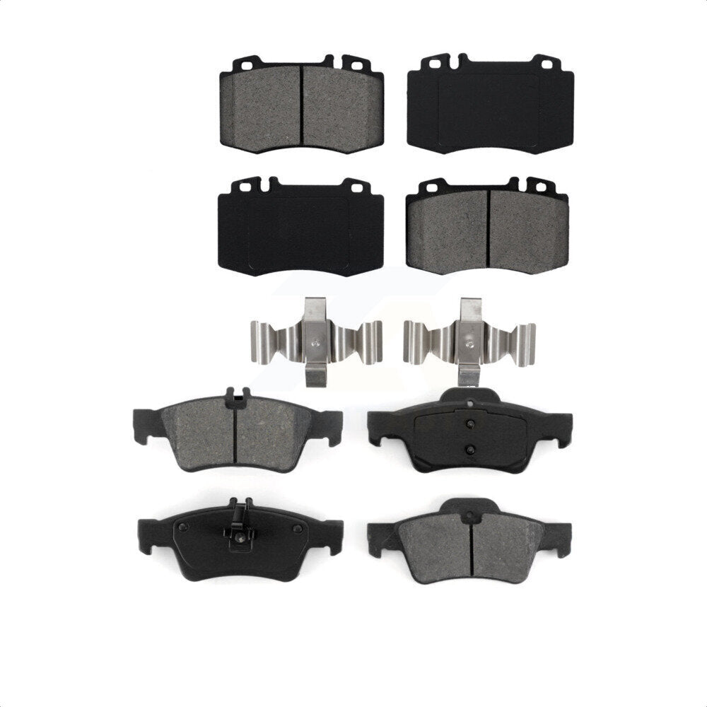 Front Rear Semi-Metallic Brake Pads Kit For Mercedes-Benz E350 SL500 E500 SL550 CLS550 CLS500 S430 S500 E550 CL500 S350 CL600 KSM-100369