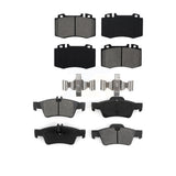 Front Rear Semi-Metallic Brake Pads Kit For Mercedes-Benz E350 SL500 E500 SL550 CLS550 CLS500 S430 S500 E550 CL500 S350 CL600 KSM-100369