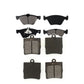 Front Rear Semi-Metallic Brake Pads Kit For Chrysler Crossfire Mercedes-Benz SLK320 KSM-100370