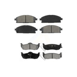 Front Rear Semi-Metallic Brake Pads Kit For 2004 Nissan Pathfinder KSM-100373