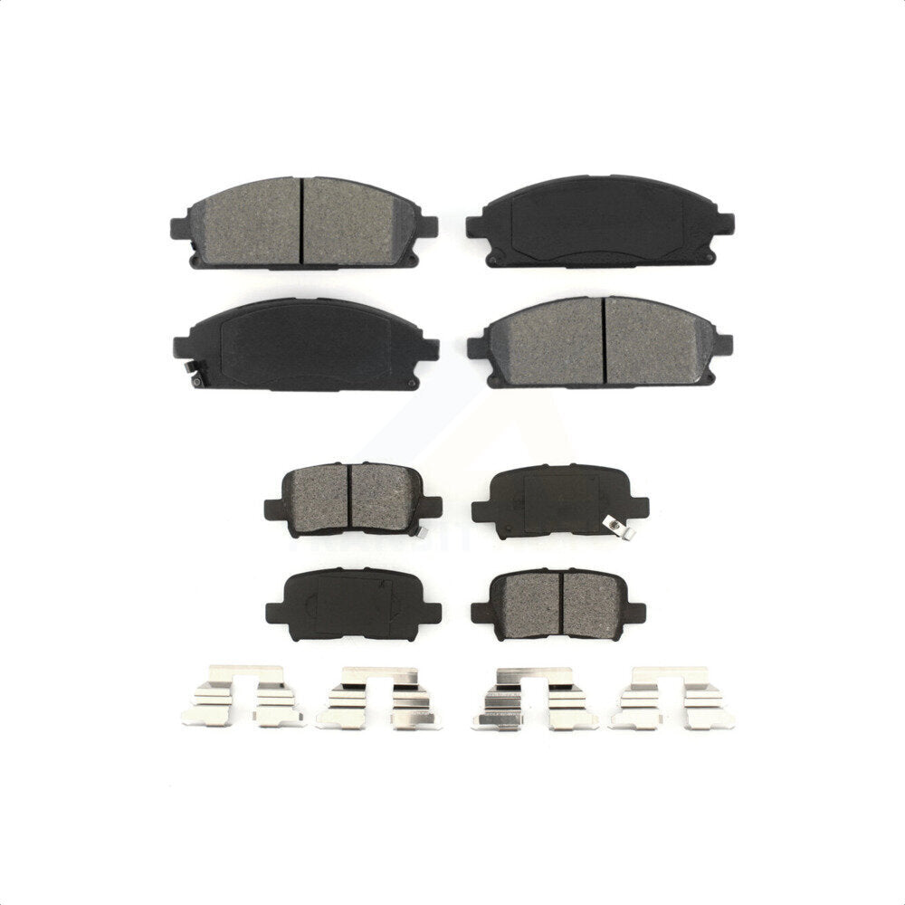 Front Rear Semi-Metallic Brake Pads Kit For 2003-2006 Acura MDX KSM-100374