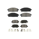 Front Rear Semi-Metallic Brake Pads Kit For 2003-2006 Acura MDX KSM-100374