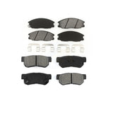 Front Rear Semi-Metallic Brake Pads Kit For Hyundai Santa Fe XG350 Kia Amanti XG300 KSM-100379