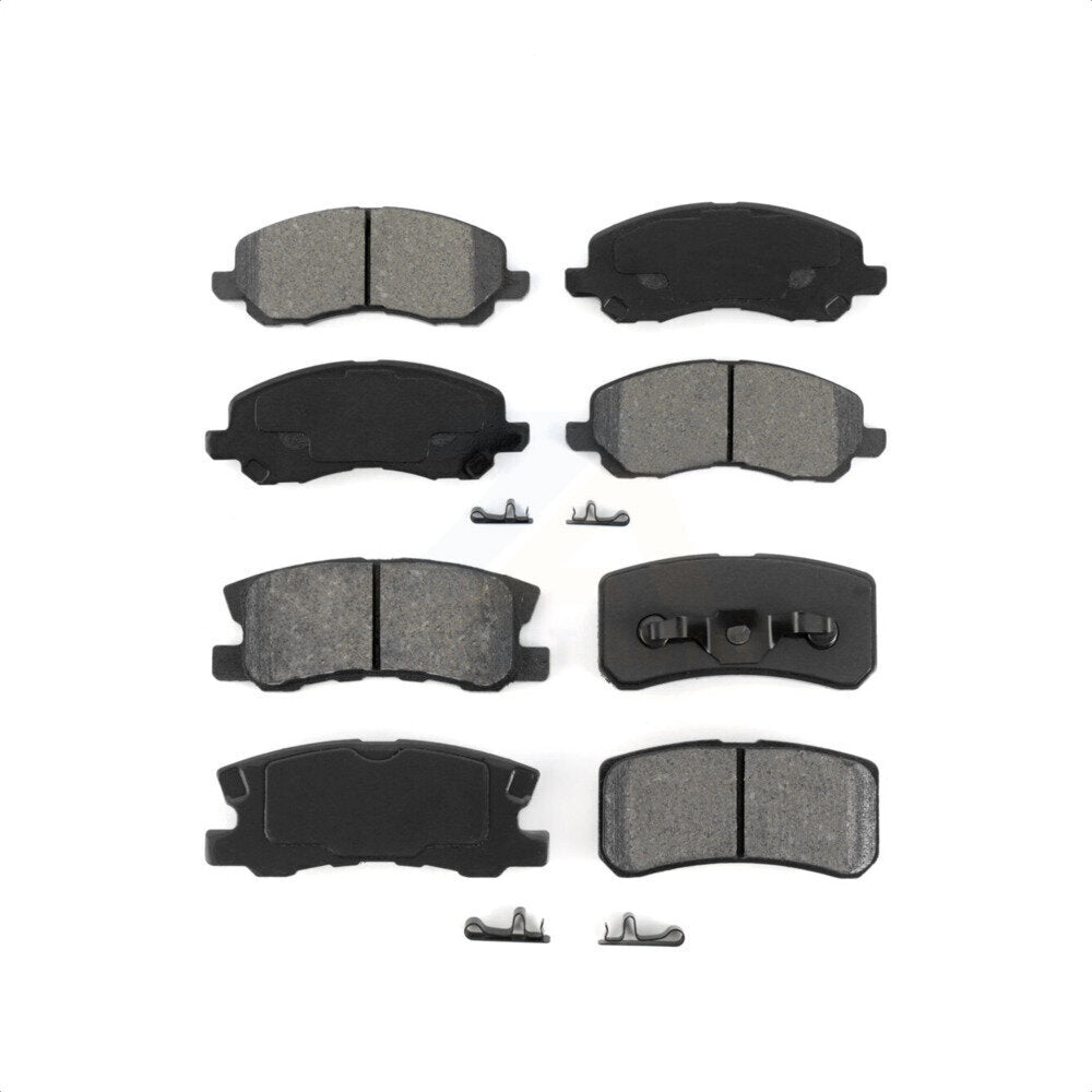 Front Rear Semi-Metallic Brake Pads Kit For Jeep Patriot Compass Chrysler Dodge Avenger Mitsubishi Sebring 200 Lancer Outlander Sport RVR KSM-100384
