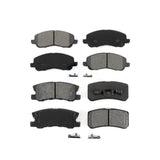 Front Rear Semi-Metallic Brake Pads Kit For Jeep Patriot Compass Chrysler Dodge Avenger Mitsubishi Sebring 200 Lancer Outlander Sport RVR KSM-100384