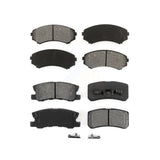 Front Rear Semi-Metallic Brake Pads Kit For Mitsubishi Endeavor Montero KSM-100385