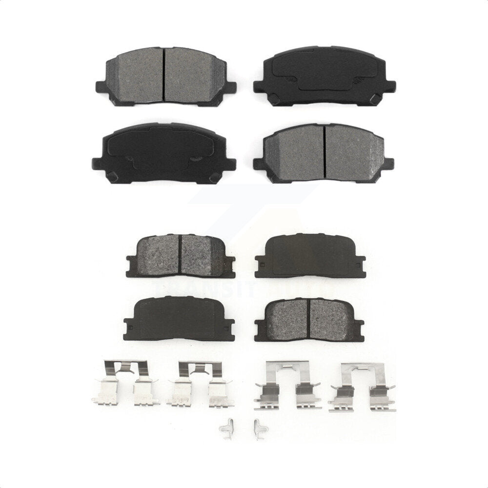 Front Rear Semi-Metallic Brake Pads Kit For 2001-2003 Toyota Highlander KSM-100390