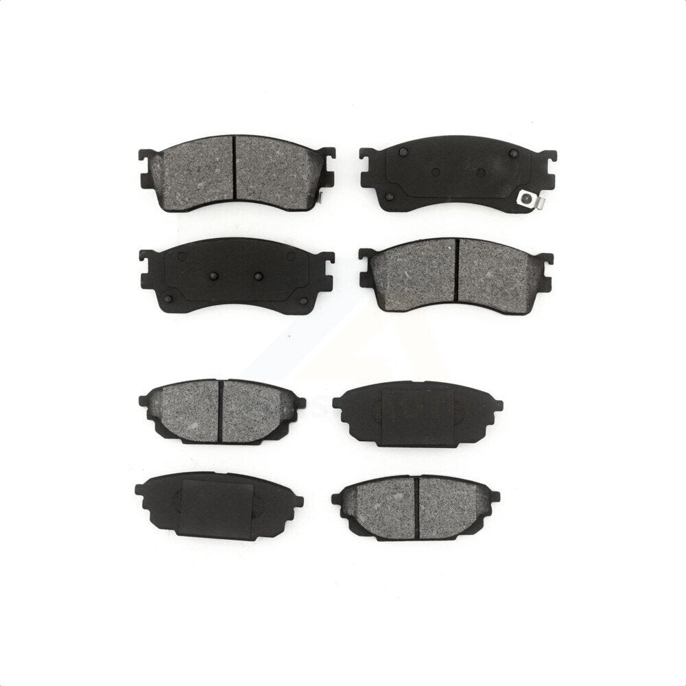 Front Rear Semi-Metallic Brake Pads Kit For Mazda Protege Protege5 KSM-100395