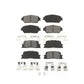 Front Rear Semi-Metallic Brake Pads Kit For Toyota Camry Lexus ES330 ES300 KSM-100398