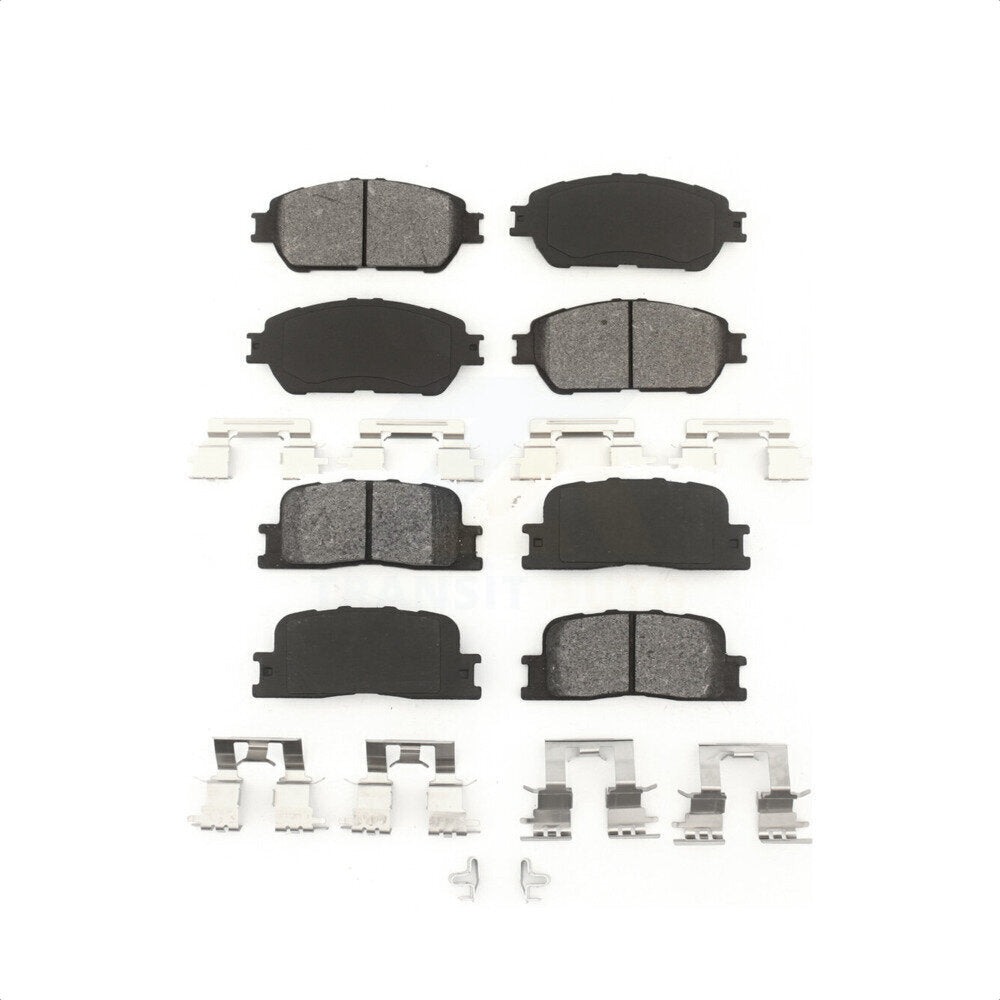 Front Rear Semi-Metallic Brake Pads Kit For Toyota Camry Lexus ES330 ES300 KSM-100398
