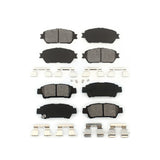Front Rear Semi-Metallic Brake Pads Kit For 2004-2010 Toyota Sienna KSM-100399
