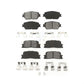 Front Rear Semi-Metallic Brake Pads Kit For Toyota Camry Vehicles Manufactured In Japan KSM-100403