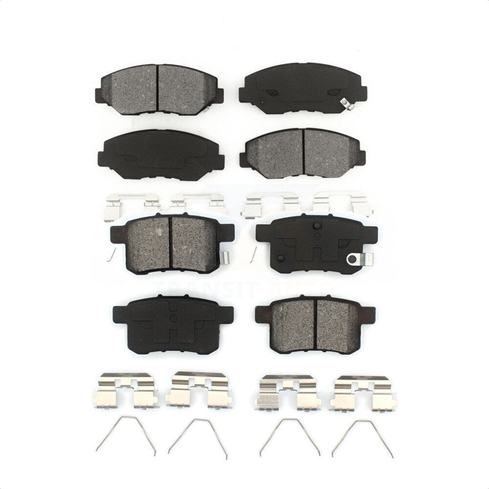Front Rear Semi-Metallic Brake Pads Kit For Honda Accord KSM-100406