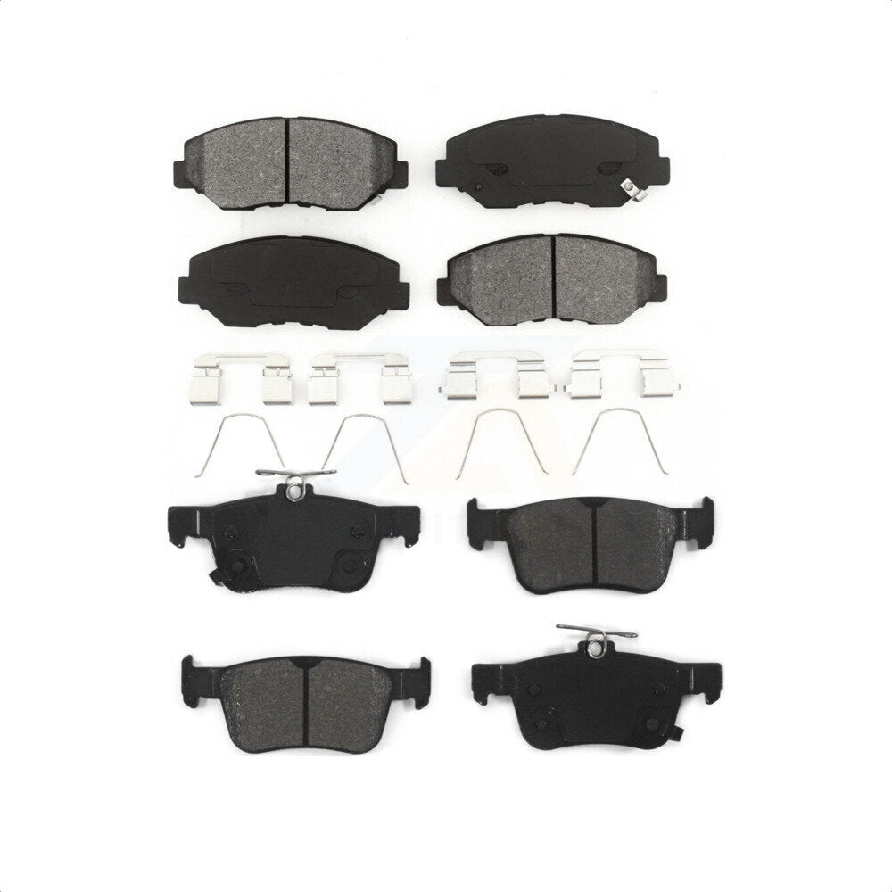 Front Rear Semi-Metallic Brake Pads Kit For Honda Civic KSM-100407