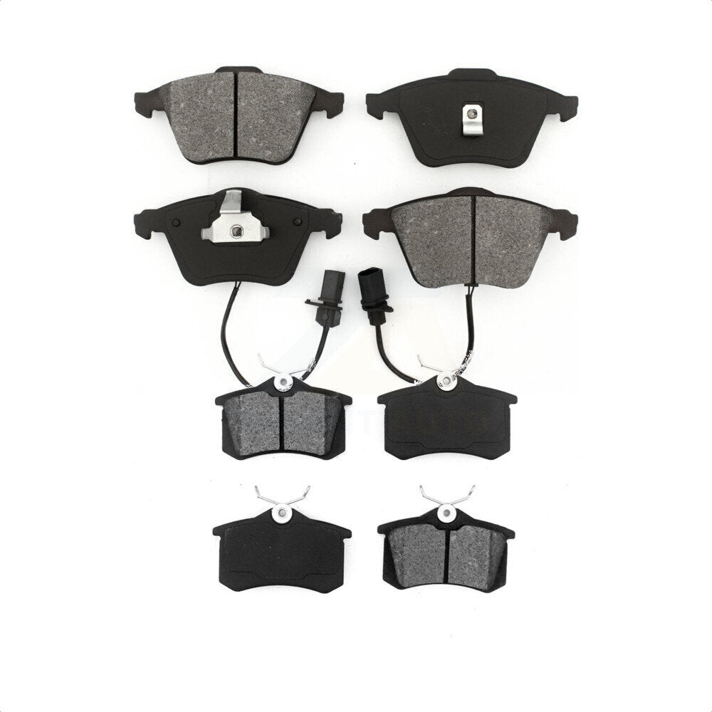 Front Rear Semi-Metallic Brake Pads Kit For Audi Allroad Quattro A6 S6 KSM-100412