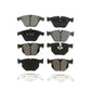 Front Rear Semi-Metallic Brake Pads Kit For BMW 530i 528i 525i 530xi 535xi xDrive 535i 528xi 525xi KSM-100414