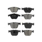 Front Rear Semi-Metallic Brake Pads Kit For BMW 750Li M3 650i 535i 745Li 550i 750i 745i 645Ci 545i 760Li 1 Series M 760i KSM-100417