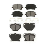 Front Rear Semi-Metallic Brake Pads Kit For Toyota Corolla Matrix Pontiac Vibe KSM-100419