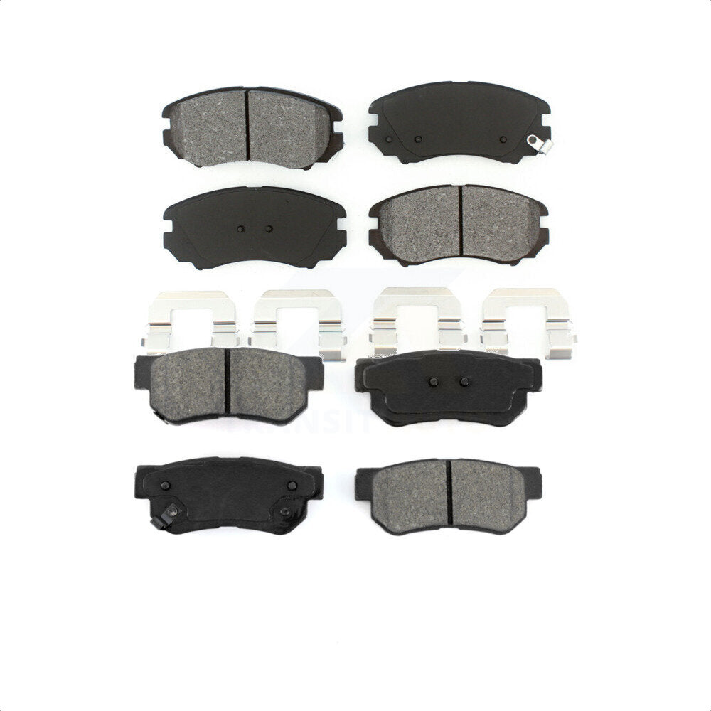 Front Rear Semi-Metallic Brake Pads Kit For Hyundai Sonata Kia Elantra Optima Sportage Tucson Azera Magentis KSM-100422
