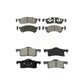 Front Rear Semi-Metallic Brake Pads Kit For Ford Expedition Lincoln Navigator KSM-100428