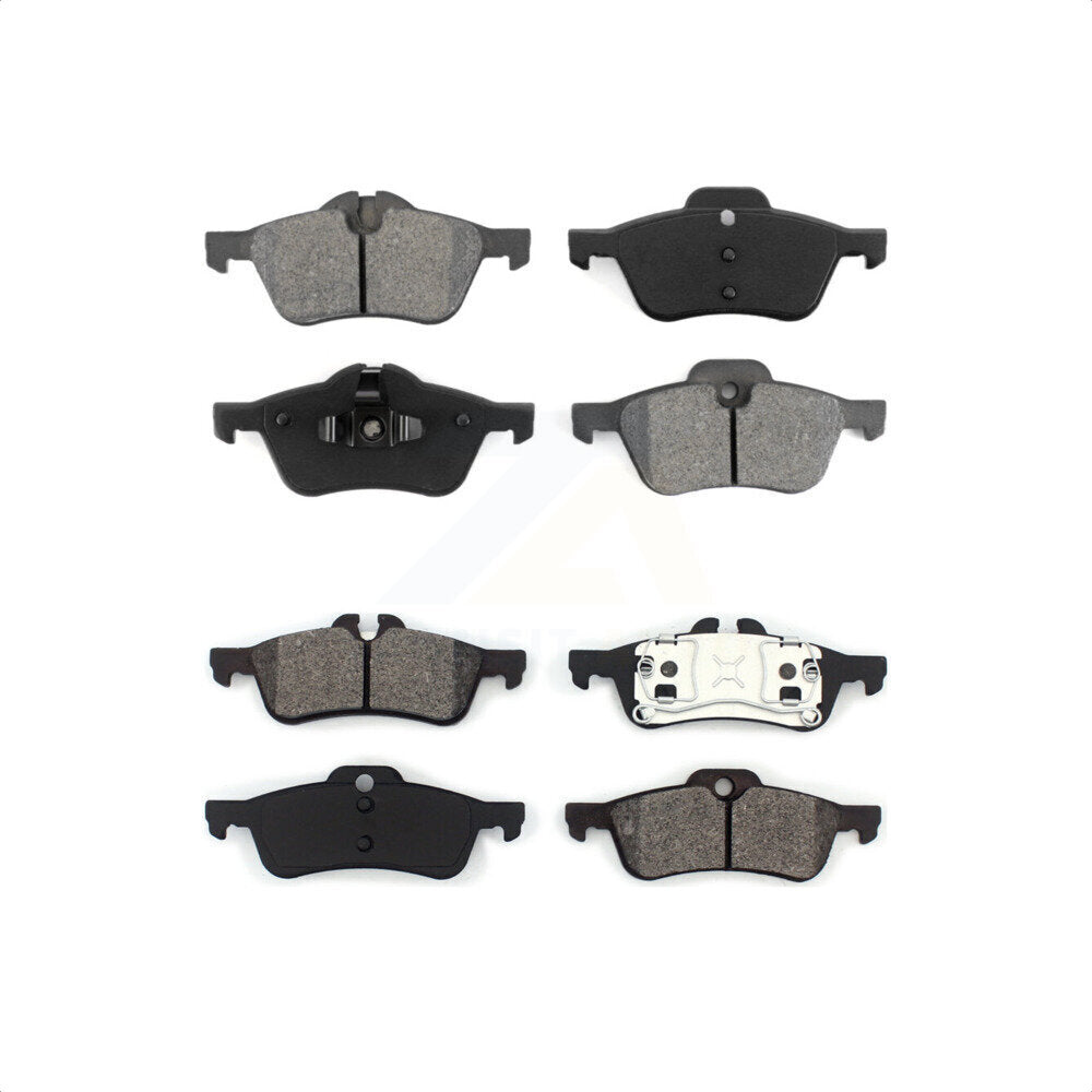 Front Rear Semi-Metallic Brake Pads Kit For Mini Cooper With 276mm Diameter Rotor KSM-100429
