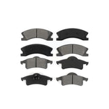 Front Rear Semi-Metallic Brake Pads Kit For Jeep Grand Cherokee KSM-100432
