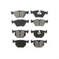 Front Rear Semi-Metallic Brake Pads Kit For BMW X3 330Ci 330i Z4 330xi M3 KSM-100434