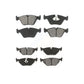 Front Rear Semi-Metallic Brake Pads Kit For 2006-2008 BMW Z4 Roadster 3.0si Coupe KSM-100435