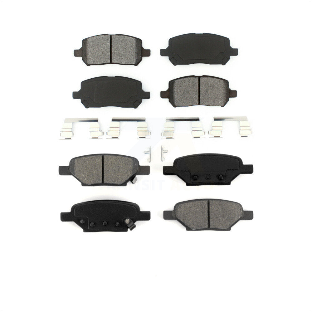 Front Rear Semi-Metallic Brake Pads Kit For Pontiac G5 Pursuit KSM-100438