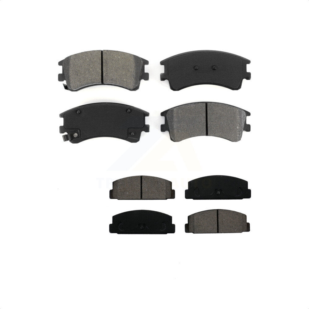 Front Rear Semi-Metallic Brake Pads Kit For 2003-2005 Mazda 6 KSM-100439